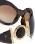 Versace Eyewear Medusa shield-frame sunglasses Bruin - Thumbnail 2