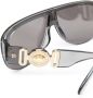 Versace Eyewear Medusa zonnebril Grijs - Thumbnail 3
