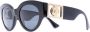 Versace Eyewear Medusa zonnebril met kattenoog montuur Zwart - Thumbnail 2