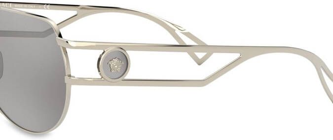 Versace Eyewear Medusa zonnebril met piloten montuur Goud