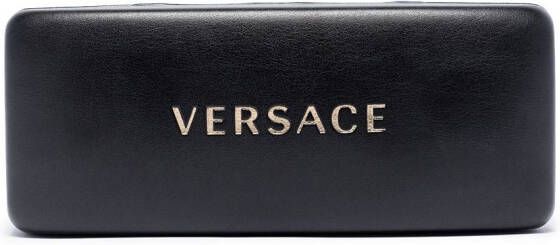 Versace Eyewear Medusa zonnebril met rechthoekige montuur Zwart