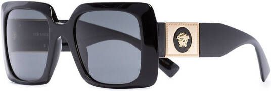 Versace Eyewear Medusa zonnebril met vierkant montuur Zwart