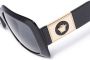 Versace Eyewear Medusa zonnebril met vierkant montuur Zwart - Thumbnail 3