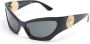 Versace Eyewear Medusa zonnebril Zwart - Thumbnail 2
