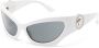 Versace Eyewear Zonnebril met oversized cat-eye montuur Wit - Thumbnail 2