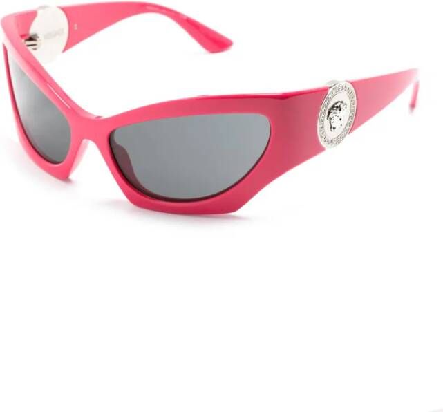 Versace Eyewear Zonnebril met cat-eye montuur Roze