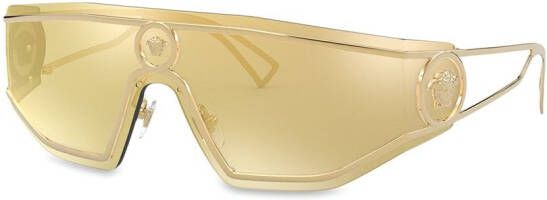 Versace Eyewear V-Powerful zonnebril met shield montuur Goud
