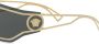 Versace Eyewear V-Powerful zonnebril met shield montuur Grijs - Thumbnail 3