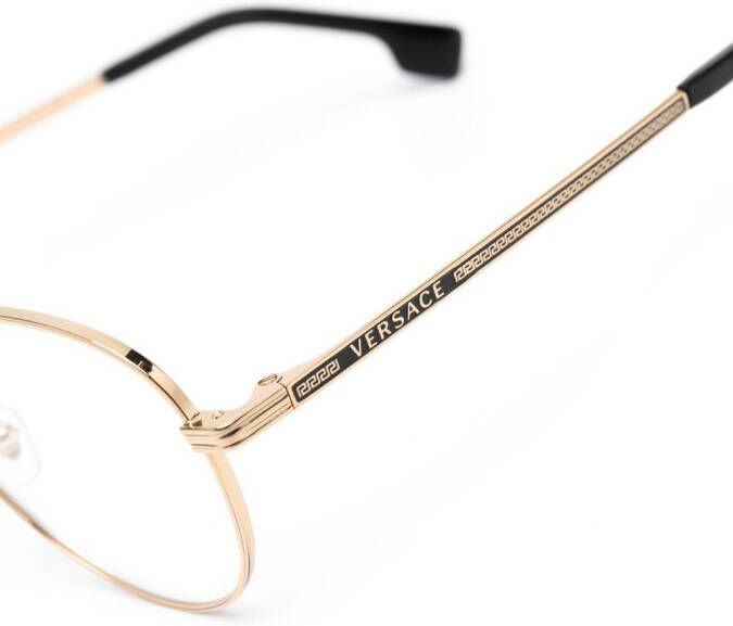 Versace Eyewear VE1279 bril met rond montuur Goud