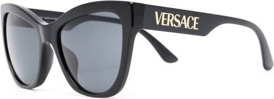 Versace Eyewear VE4417U zonnebril met cat-eye montuur Zwart
