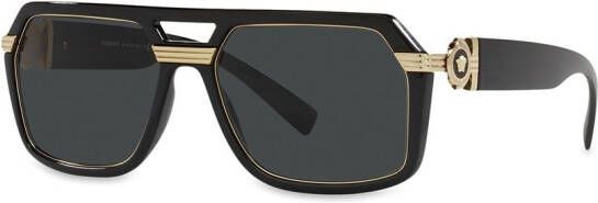 Versace Eyewear Vintage Icon zonnebril met piloten montuur Zwart