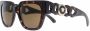 Versace Eyewear Zonnebril met bewerkt montuur Bruin - Thumbnail 2