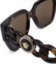 Versace Eyewear Zonnebril met bewerkt montuur Bruin - Thumbnail 3