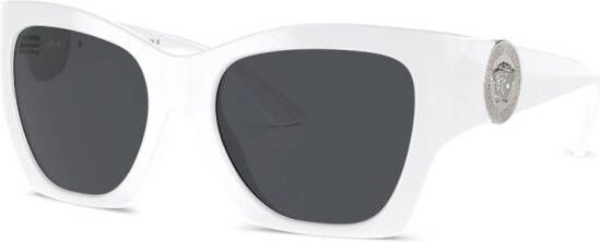 Versace Eyewear Zonnebril met cat-eye montuur Wit