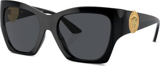 Versace Eyewear Zonnebril met cat-eye montuur Zwart