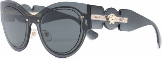 Versace Eyewear Zonnebril met cat-eye montuur Zwart