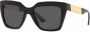Versace Eyewear Zonnebril met Greca vlak Zwart - Thumbnail 2