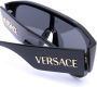 Versace Eyewear Zonnebril met logo Zwart - Thumbnail 3