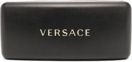 Versace Eyewear Zonnebril met logo Zwart