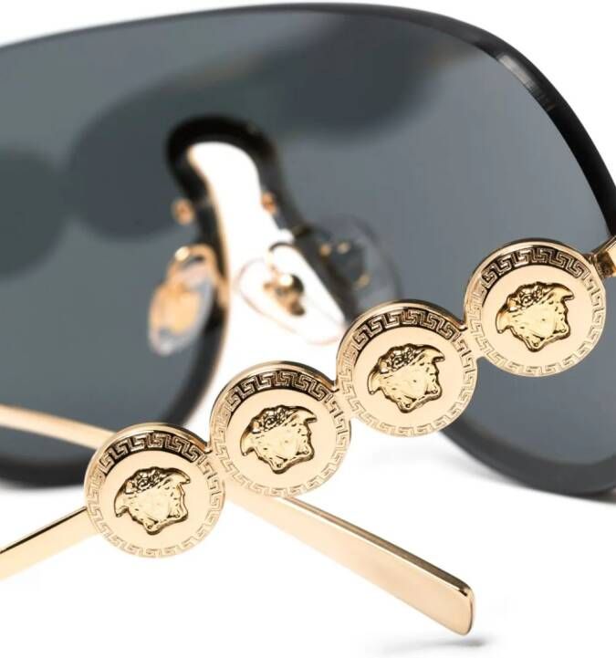 Versace Eyewear Zonnebril met navigator montuur Grijs
