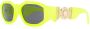 Versace Eyewear Zonnebril met ovaal montuur Geel - Thumbnail 2