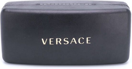 Versace Eyewear Zonnebril met ovaal montuur Roze
