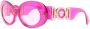 Versace Eyewear Zonnebril met ovaal montuur Roze - Thumbnail 2