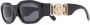 Versace Eyewear Zonnebril met ovaal montuur Zwart - Thumbnail 2