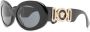 Versace Eyewear Zonnebril met ovaal montuur Zwart - Thumbnail 2