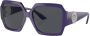 Versace Eyewear Zonnebril met oversized montuur Paars - Thumbnail 2