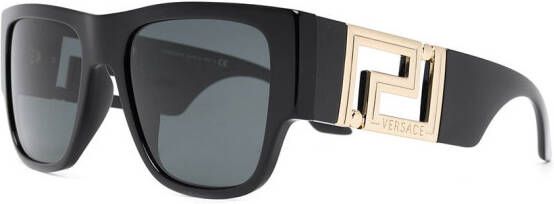 Versace Eyewear Zonnebril met oversized montuur Zwart