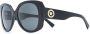 Versace Eyewear Zonnebril met oversized montuur Zwart - Thumbnail 2