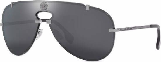 Versace Eyewear Zonnebril met piloten montuur Grijs