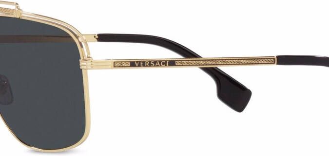 Versace Eyewear Zonnebril met piloten montuur Grijs