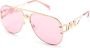 Versace Eyewear Zonnebril met piloten montuur Roze - Thumbnail 2