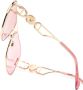 Versace Eyewear Zonnebril met piloten montuur Roze - Thumbnail 3