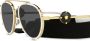 Versace Eyewear Zonnebril met piloten montuur Wit - Thumbnail 3
