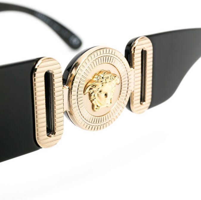 Versace Eyewear Zonnebril met piloten montuur Zwart