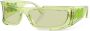 Versace Eyewear Zonnebril met rechthoekig montuur Groen - Thumbnail 2
