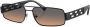 Versace Eyewear Zonnebril met rechthoekig montuur Zwart - Thumbnail 2