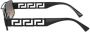 Versace Eyewear Zonnebril met rechthoekig montuur Zwart - Thumbnail 3