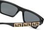 Versace Eyewear Zonnebril met rechthoekig montuur Zwart - Thumbnail 3