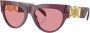 Versace Eyewear Zonnebril met rond montuur Paars - Thumbnail 2