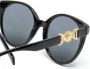 Versace Eyewear Zonnebril met rond montuur Zwart - Thumbnail 3