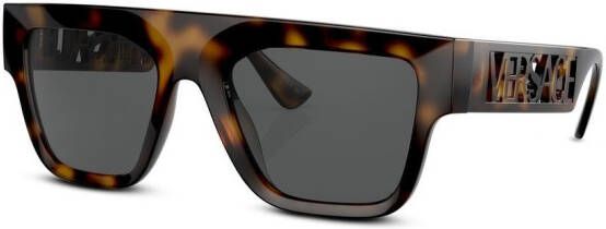 Versace Eyewear Zonnebril met schildpadschild design Groen
