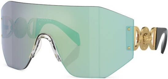 Versace Eyewear Zonnebril met spiegelglazen Roze