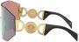 Versace Eyewear Zonnebril met spiegelglazen Roze - Thumbnail 3