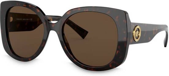 Versace Eyewear Zonnebril met vierkant montuur Groen