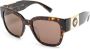 Versace Eyewear Zonnebril met vierkant montuur Bruin - Thumbnail 2