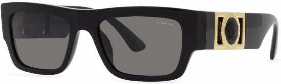 Versace Eyewear Zonnebril met vierkant montuur Zwart